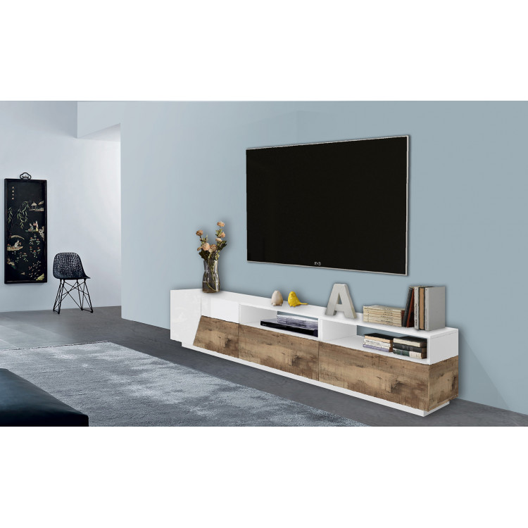 Meuble TV moderne 200 cm Alienor