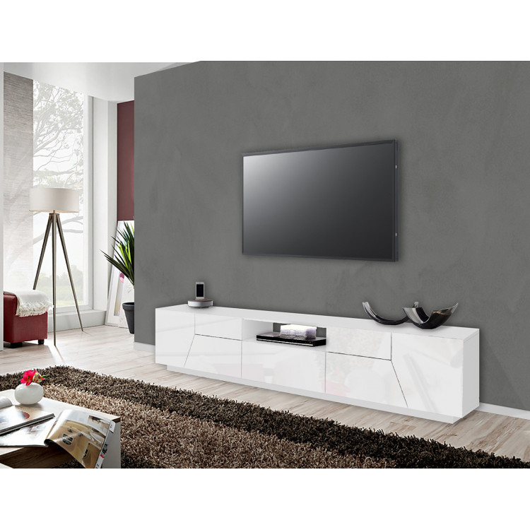 Meuble TV moderne 220 cm Alienor