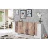 Buffet/bahut 6 portes moderne 210 cm Gisela