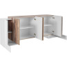 Buffet/bahut 6 portes moderne 210 cm Gisela