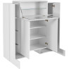 Meuble de rangement moderne H 135 cm Gisela