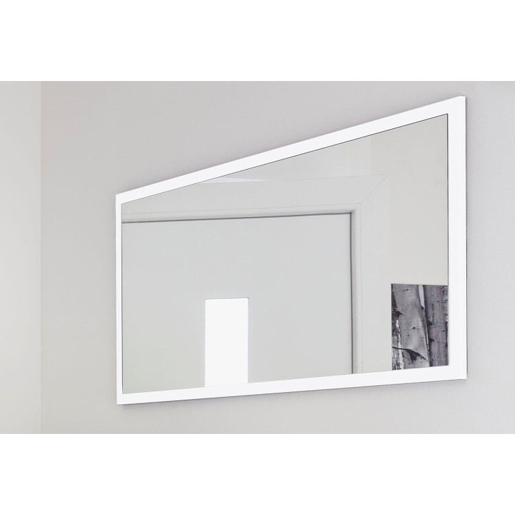 Miroir rectangulaire blanc laqué Corsiva