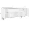 Buffet/bahut 200 cm moderne Shine