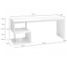 Bureau droit moderne 180 cm Celtic