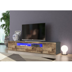 Meuble TV moderne 200 cm Indila