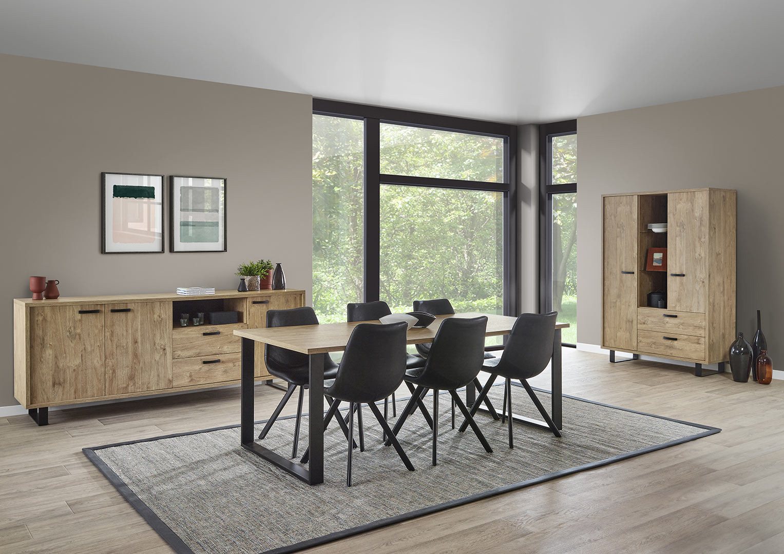 Chaise de salle à manger bureau et salon au design scandinave Komoda  Couleur: Blanc