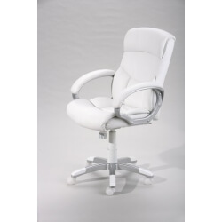 Fauteuil De Bureau Design Blanc Alberto Matelpro