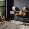 Console style industriel en bois de manguier Horizon