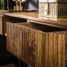 Console style industriel en bois de manguier Horizon