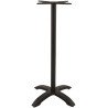 Pied de table d'extérieur en métal noir H 108 cm Bacchus