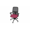 Fauteuil de bureau coque noir en tissu Moovie