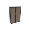 Armoire à rideaux en métal monobloc H 180 cm Niger