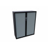 Armoire à rideaux monobloc métallique H 145 cm Niger