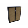 Armoire à rideaux monobloc métallique H 145 cm Niger