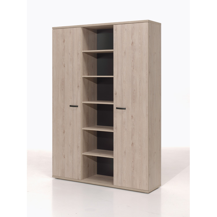 Armoire haute de bureau contemporaine 160 cm chêne de printemps Oth...