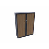 Armoire à rideaux penderie métallique monobloc L 120 cm Niger