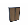 Armoire à rideaux penderie métallique monobloc L 120 cm Niger