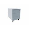 Caisson de bureau mobile 3 tiroirs en métal Bucky