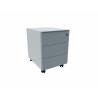 Caisson de bureau mobile 3 tiroirs en métal Bucky