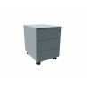 Caisson de bureau mobile 3 tiroirs en métal Bucky