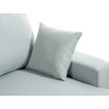 Canapé d'angle convertible réversible moderne en tissu Antarctique