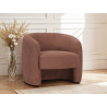 Fauteuil cabriolet moderne en tissu Louise