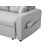 Canapé d'angle convertible réversible en tissu Mariopol