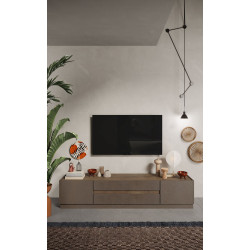 Meuble TV 205 cm bronze/chêne mercure Fantastic