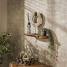 Etagère murale 60 cm en acacia massif naturel Estelle