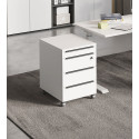 Caisson de bureau mobile blanc 4 tiroirs Maily