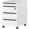 Caisson de bureau mobile blanc 4 tiroirs Maily