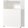 Meuble de rangement de bureau blanc Maily