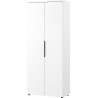 Armoire de bureau haute blanche 2 portes Maily