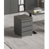 Caisson de bureau mobile graphite 4 tiroirs Maily