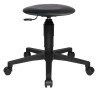 Tabouret ergonomique d'atelier en PU sur roulettes Sixty