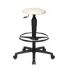 Tabouret ergonomique d'atelier en PU sur roulettes Sixty