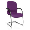 Chaise visiteur en tissu Opy