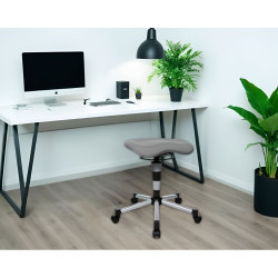 Tabouret de bureau ergonomique en tissu Baly