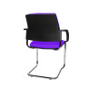 Chaise d'accueil en tissu Billy