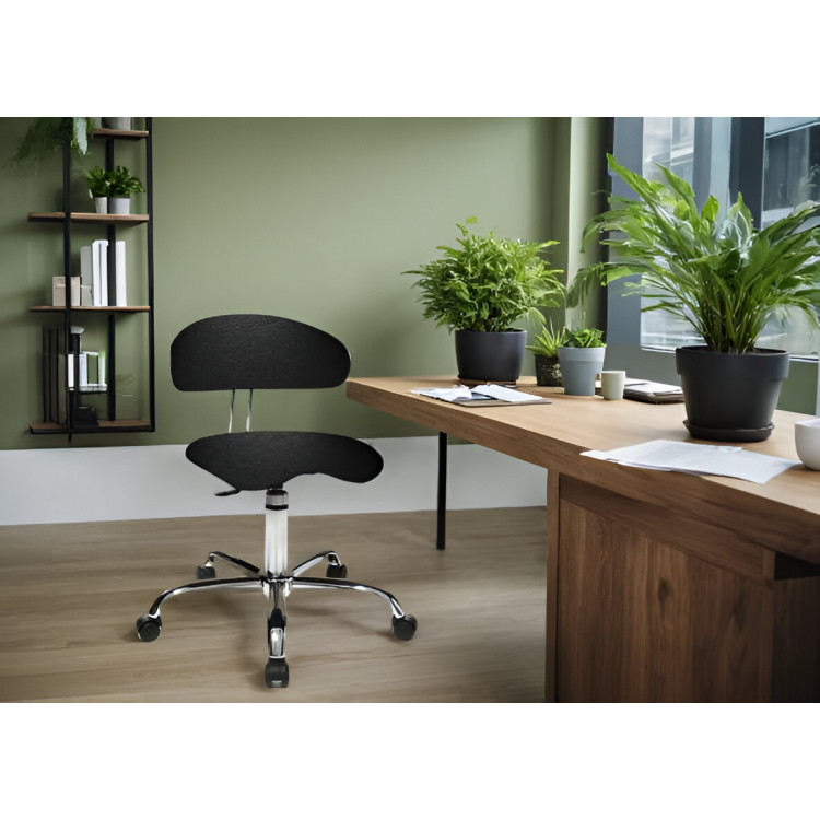 Chaise de bureau ergonomique en PU Nessy