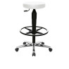 Tabouret d'atelier ergonomique en PU sur roulettes Seventy