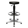 Tabouret d'atelier ergonomique en PU sur patins Seventy