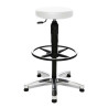 Tabouret d'atelier ergonomique en PU sur patins Seventy