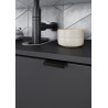 Meuble sous vasque moderne graphite Ariana