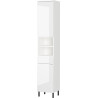 Colonne de salle de bain H 190 cm blanc brillant Salsa