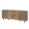 Buffet/bahut contemporain 225 cm chêne canyon Timber