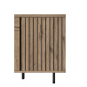 Buffet/bahut contemporain 225 cm chêne canyon Timber