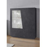 Vitrine moderne gris ardoise Vegas