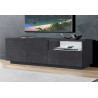 Meuble TV moderne gris ardoise 150 cm Vegas