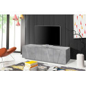 Meuble TV moderne 162 cm gris béton Pittsburgh